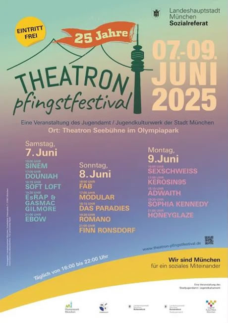 Theatron Pfingstfestival 2025 - Frühlingsfest im Olympiapark München (Bild Veranstalter)