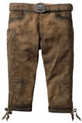 Schöne, schlichte, Kniebundhose mit Gürtel
